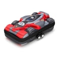 thumbnail image 1 of Estuche para lápices Rockpapa, coche de carreras de gran capacidad, para niños, gris y rojo, 1 of 7