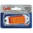 thumbnail image 1 of Grote Industries Clearance Light 46883-5 Incandescent; Rectangular; Amber Lens; White Polypropolene Housing, 1 of 3