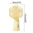 thumbnail image 3 of Newxiaaa Summer Fan New Usb Fans For Desk Desk Fan Portable Cold Air Neck Fan Clearance for Office (White), 3 of 5