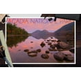 thumbnail image 2 of Acadia National Park, Maine, Jordan Pond at Sunset (12x18 Wall Art Poster, Room Decor), 2 of 3