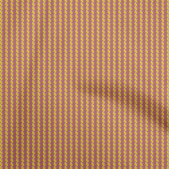oneOone Polyester Spandex Pink Fabric Geometric Dress Material Fabric Print Fabric By The Yard 56 Inch Wide