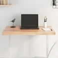 thumbnail image 1 of vidaXL Table Top Light Brown 80x50x(2-4) cm Treated Solid Wood Live Edge, 1 of 5