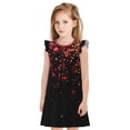 thumbnail image 1 of Vsdgher Chemises de Nuit Colorées Scintillantes pour Filles Robe de Nuit Manches Courtes Pyjama pour Fête Pyjama-TTG, 1 of 6