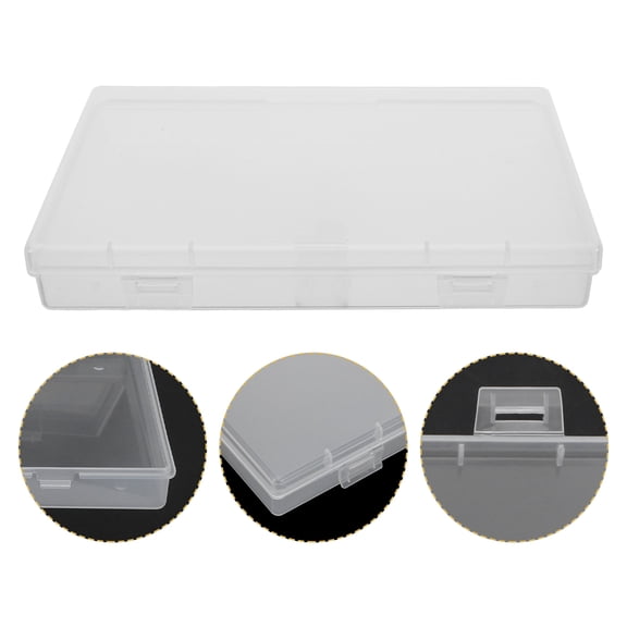 LIFKOME Clear Plastic Storage Box with Lid, Ideal Organizer for Craft Supplies, Jewelry, and Small Item Storage