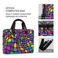 thumbnail image 4 of FORMRS 16" Laptop Bag Carrying Sleeve Case with Handle Travel Shoulder Briefcase, Colorful Psychedelic, 4 of 8