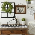 thumbnail image 3 of Contemporary Home Living 15.75" Brown and White Fresh Milk Rectangular Farmhouse Sign, 3 of 5