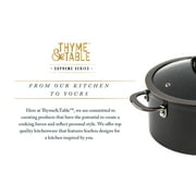 Thyme & Table 12-Piece Non-Stick Cookware Set, Pots and Pans Set - Black, Supreme