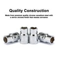 thumbnail image 5 of CASOMAN 10 Piece Impact Socket Set, 1/4" & 3/8" Drive, Deep & Shallow, 10mm, Metric, Mirror Chrome Finish, 5 of 6