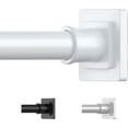 thumbnail image 1 of Tension Shower Curtain Rod - es Shower Rod Tension Mounted No Drill Shower Curtain Rods Spring Tension Rod Adjustable Tension Curtain Rod for Windows Bathroom, 1 of 6