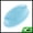 Blue, variant on Unique Bargains Bath Brush Oval Back Scrubber Pink