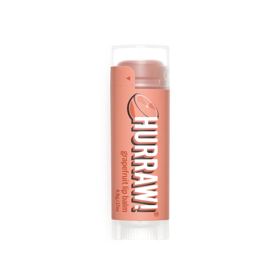 Hurraw! Grapefruit Lip Balm: Certified 100% Natural, Organic, Vegan. Made in USA.