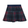 thumbnail image 4 of ITSAME Girls Pleated Skirt, Elastic Waist Plaid School Uniform Summer Fashion Skirt Navy 2-3T, 4 of 6