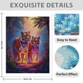 thumbnail image 3 of Diamond Art Kit for Adults, Tigers Magical Forest Vibrant Sunset Diamond Painting for Adults Beginners, DIY Diamond Art Painting Kits, 5D Diamond Painting Crafts for Home Decor 12x16 Frameless, 3 of 7