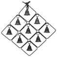 thumbnail image 5 of Lhio Wrought Iron Wind Chime Soothing Wind Chime 44X42X5.5CM Black, 5 of 8