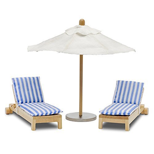 Melody LUNDBY Stockholm Sunbeds Plus Sombrilla Playset Melody 793631509485