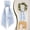 Blue, variant on Wreath Sash for Front Door, Cotton Wreath Satin Ribbon Garland, Doorway indoor Outdoor Bow Decoration, Wreath Sash for Holiday Bridal Shower Party (Green, 150*9.5 Cm)