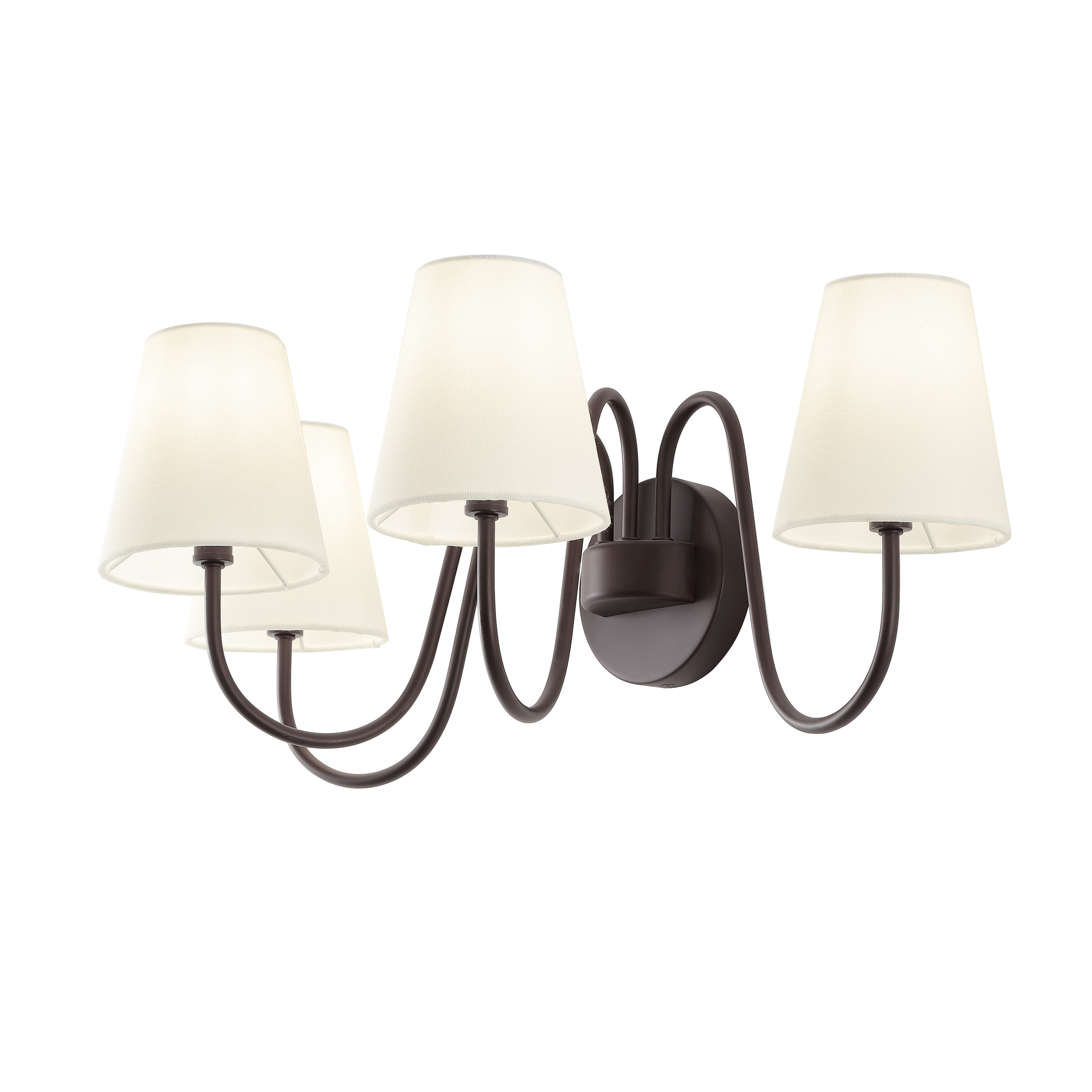 Safavieh Rhea 4-Light 26.5" Contemporary Iron Sconces, White