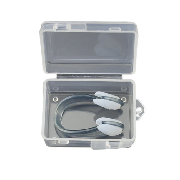 Lot De 3 Pinces De Nez En Silicone – Noir, Transparent, Bleu – Pour Nage, Ajustement Confortable, Durable