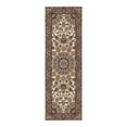 thumbnail image 2 of Unique Loom Outdoor Traditional Collection Area Rug - Wisdom (2' x 6' 1" Runner Ivory/Red), 2 of 11