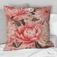 thumbnail image 2 of Designart "Delicate Pink Peony Floral Beauty I" Floral Printed Throw Pillow, 2 of 5