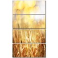thumbnail image 2 of Brown Wheat Plants in Field - Floral Canvas Art Print, 2 of 3