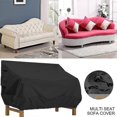thumbnail image 4 of Garden Sofa Cover, Waterproof, 210D Oxford Fabric, Silver Coating, UV Resistant, 147 x 83 x 79 cmnior, 4 of 5