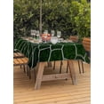 60x102 Inch Outdoor Tablecloth with Umbrella Hole Zipper Rectangle ...