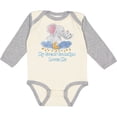thumbnail image 3 of Inktastic My Great Grandpa Loves Me Cute Elephants Clouds Moon Stars Boys or Girls Long Sleeve Baby Bodysuit, 3 of 5