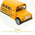 thumbnail image 5 of School Bus Pull Back Car with Pull-Back Action Model Kids Musical Toys Mini Child Campus Alloy, 5 of 6