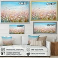 thumbnail image 4 of Designart "Meadow Abundance Of Wildflowers I" Flower Field Floater Framed Wall Art Prints, 4 of 5