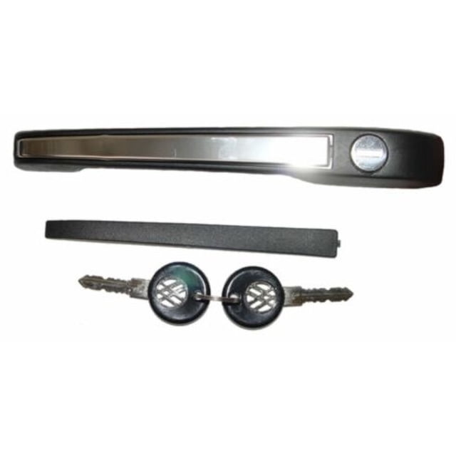 Manija Puerta Exterior Generica 1977 A 1992 Volkswagen Derecha Delantera Negra Con llave
