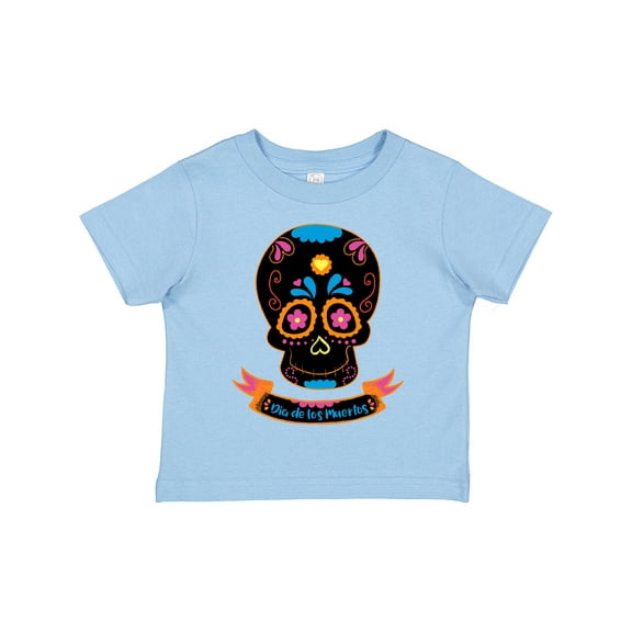 Inktastic Day of the Dead Skull Blk Boys or Girls Toddler T-Shirt