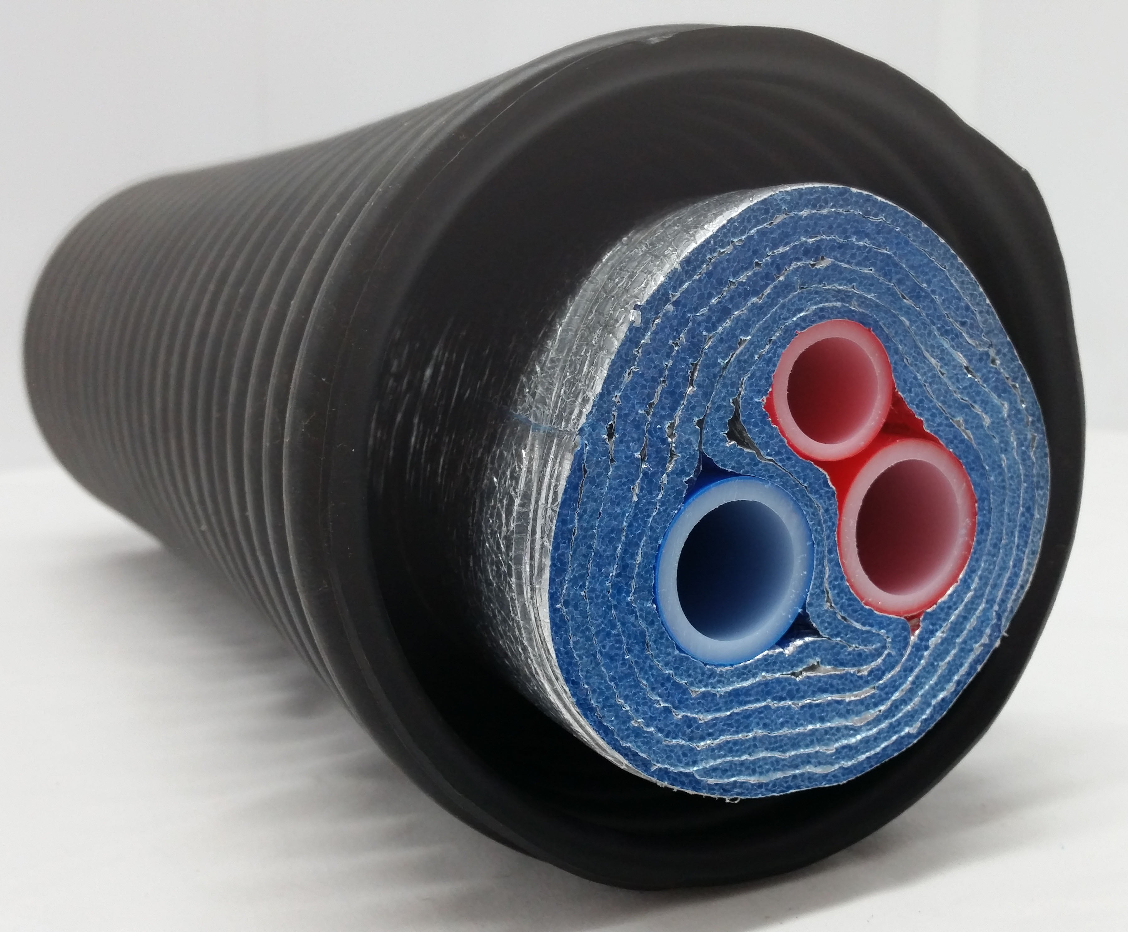Insulated Pipe 5 Wrap (2) 1" Oxygen Barrier (1) 1/2" Oxygen Barrier