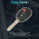 thumbnail image 5 of Reemplazo de control remoto inteligente de entrada sin llave Unique Bargains GQ4-52T GQ452T para Toyota RAV4 2013-2018 para Toyota Tacoma 2016-2018 89071-0R040 Chip H 3 Botones, 5 of 7