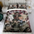 thumbnail image 4 of Castlevania Conjunto de sábanas temático, trío de piezas, cómodo y amigable con la piel, diseño único, regalo de decoración para el hogar para familiares, amigos y fans,173cm *218cm, 4 of 6