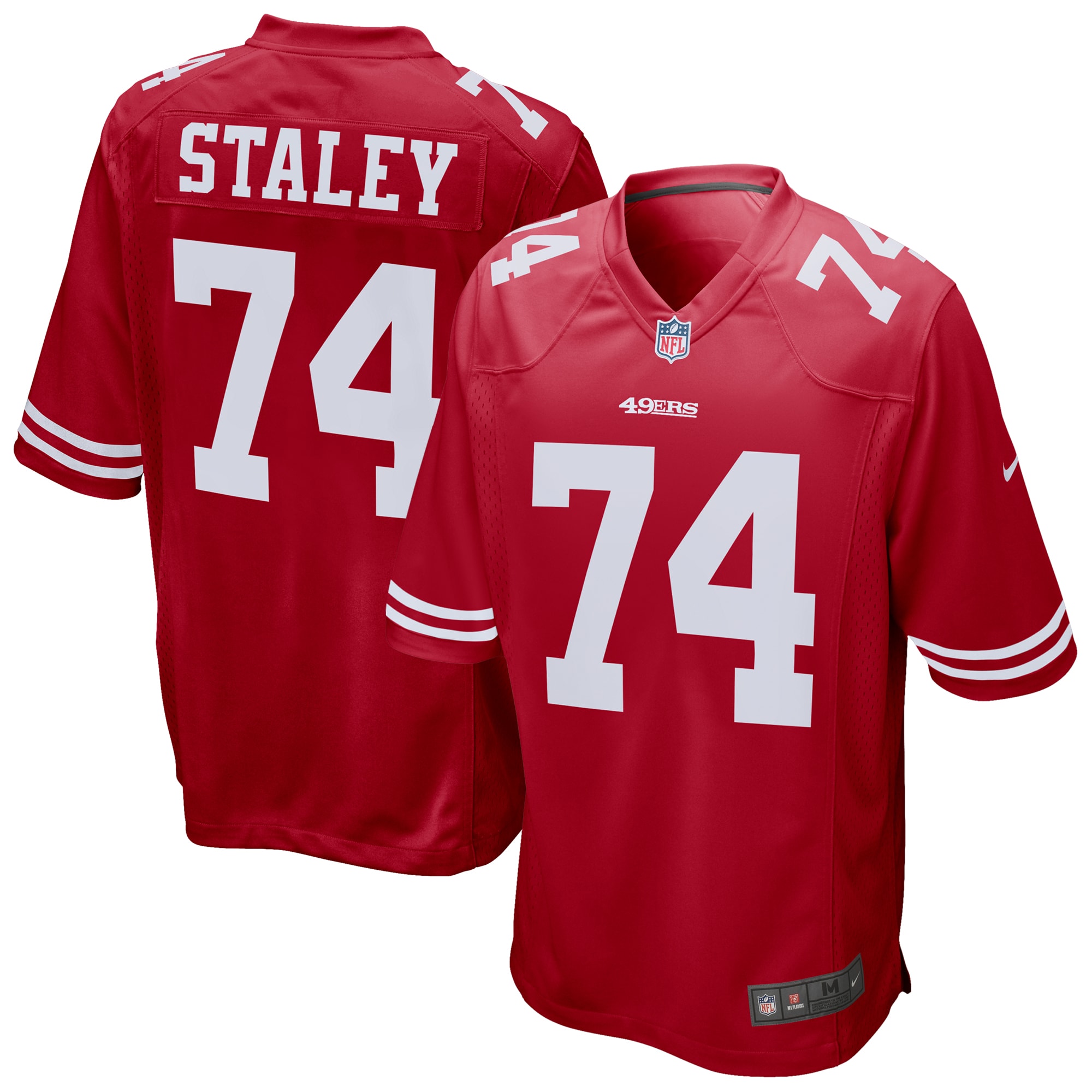 joe staley 49ers jersey