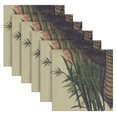 thumbnail image 6 of Qxltty Cobras Bamboo Forest Napkins 20×20in Perfect for Parties Dinners Weddings Cocktail Housewarming Cloth Napkins Set of 1, 6 of 8