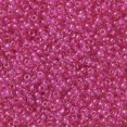 thumbnail image 2 of TOHO Round Seed Beads Japanese Seed Beads (1078) Inside Color Neon Pink Lined 11/0 2.2mm Hole: 0.8mm 5555pcs/50g, 2 of 5