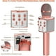 thumbnail image 5 of Karaoke microphone with speaker - Rose Gold, 5 of 5