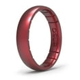 thumbnail image 1 of Enso Rings Thin Elements Silicone Ring - Stackable Wedding Engagement Band - 4.3Mm Wide 1.75Mm Thick (Ruby-Colored 6), 1 of 4