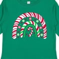 thumbnail image 4 of Inktastic Peppermint Rainbow with Candy Cane Boys or Girls Long Sleeve Toddler T-Shirt, 4 of 5