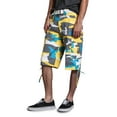 thumbnail image 3 of G-style USA Men's Belted Camo Cargo Shorts 9AP10 - YELLOW CAMO - 46, 3 of 6