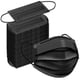 thumbnail image 1 of 50/100 mascarillas desechables, mascarillas negras, protección de filtro de 3 capas, 1 of 4