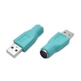 thumbnail image 1 of Adaptador TUNC USB Macho a PS2 Hembra Verde 2 uds, 1 of 4