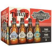 Boulevard Brewing Co. Sampler Variety Pack Craft Beer, 12 fl oz, 12 Pack Bottles, 5.9% ABV