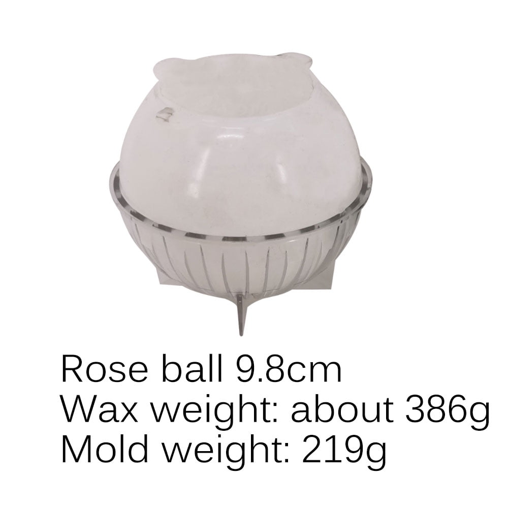Flower Ball Rubber Candle Mould velas fabricación modelo para DIY Candle 