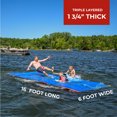 thumbnail image 4 of Aqua Lily Pad 16' Floating Island w/Reversible Beverage Holder (2 Pack), 4 of 12