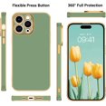 thumbnail image 2 of for iPhone 14 Pro Case, 14 Pro Phone Case with Adjustable Wristband Kickstand Anti-Scratch Shockproof Slim Fit Soft TPU Protective Cover for iPhone 14 Pro 6.1"-Matcha Green, 2 of 14
