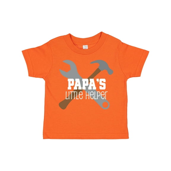 Inktastic Papa Little Helper Boys Toddler T-Shirt