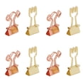 thumbnail image 4 of Office Binder Clips, Strong Clamping Force Arrows Fork Shape Cute Paper Clamps Versatile 100pcs  For Document For Student, 4 of 8